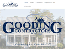 Tablet Screenshot of goodingcontractors.com